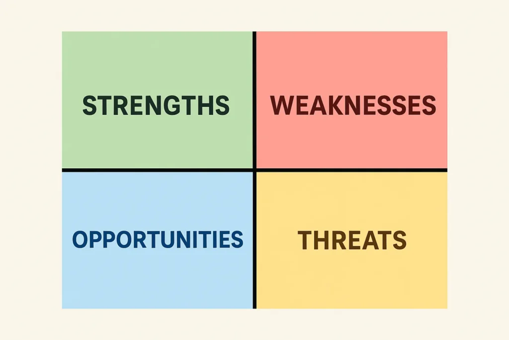 SWOT mátrix - a SWOT elemzés lényege egyszerűen!