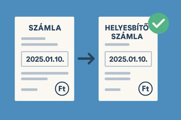 Helyesbítő számla teljesítési dátuma - Hogyan csináld?