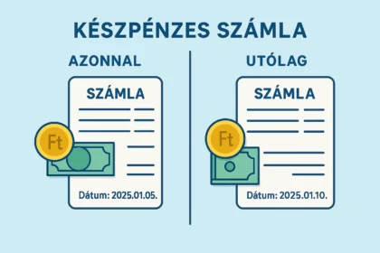 Készpénzes számla kiállítása utólag: mikor és hogyan?
