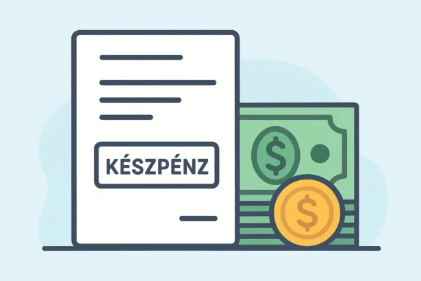 Mik a készpénzes számla kiállításának szabályai? Mutatjuk