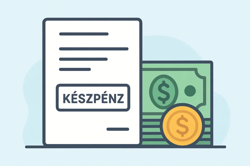 Mik a készpénzes számla kiállításának szabályai? Mutatjuk