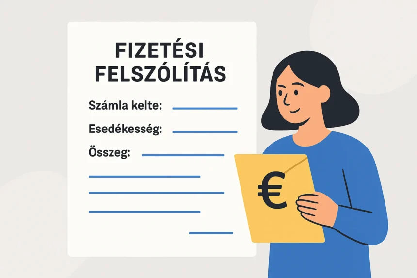 Lejárt számla fizetési felszólítás minta