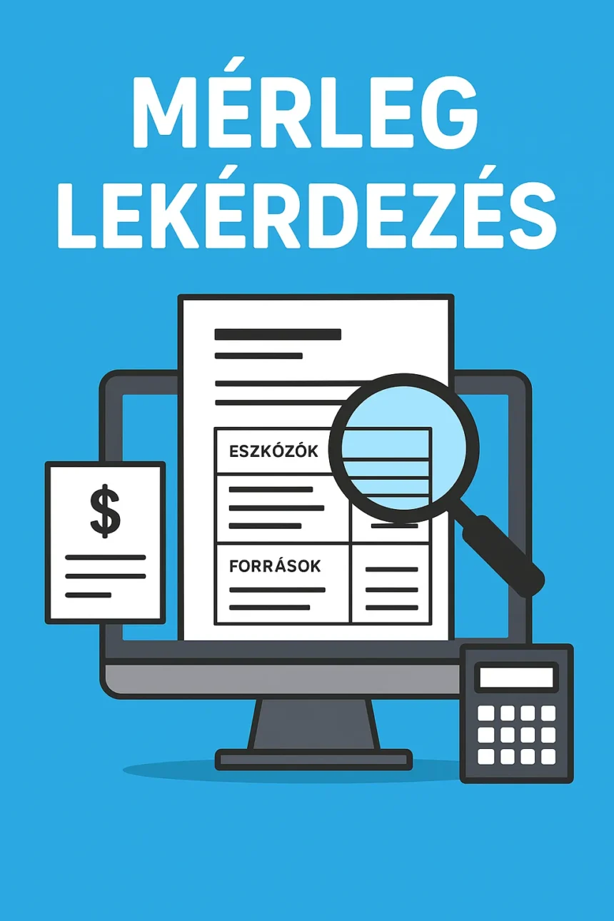 Mérleg lekérdezés egyszerűen