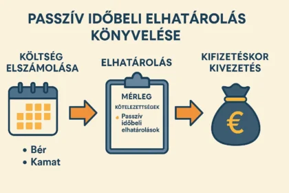 A passzív időbeli elhatárolás könyvelése egyszerűen