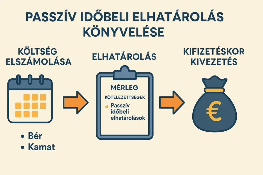 A passzív időbeli elhatárolás könyvelése egyszerűen