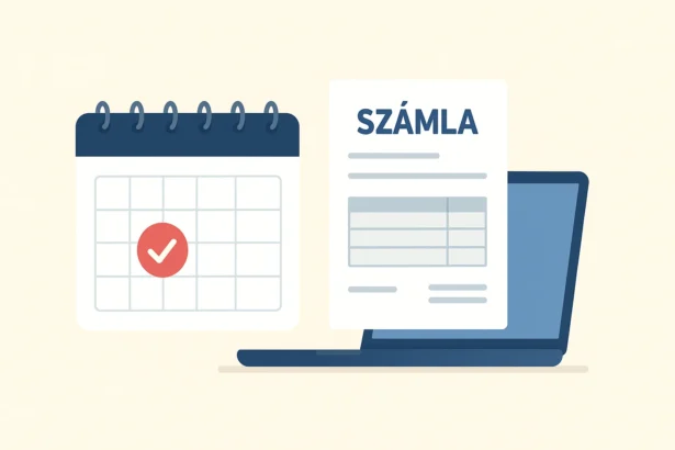 Számla kiállítása teljesítés után – meddig szabályos?