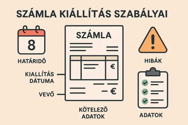 Számla kiállítás szabályai 2025-ben