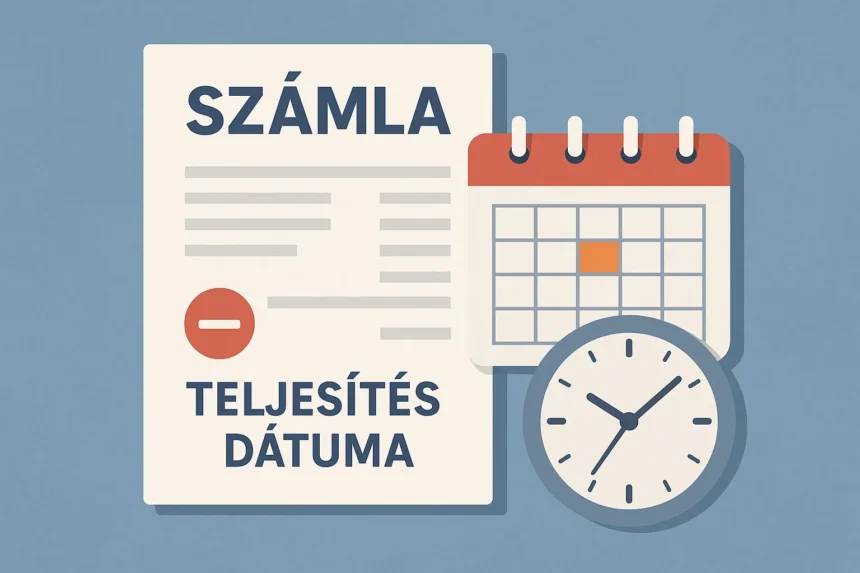 A számla teljesítés dátuma - Jelentése és magyarázat