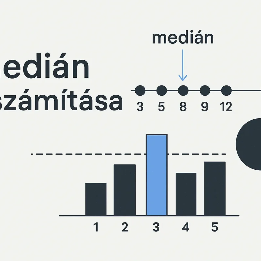 A medián kiszámítása lépésről lépésre
