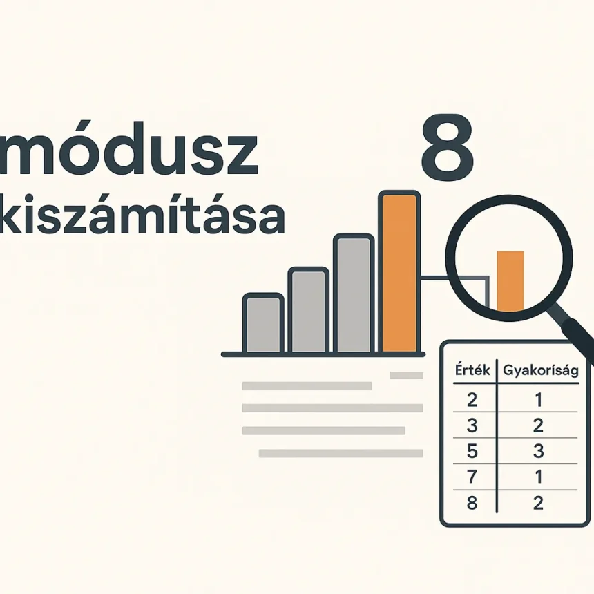 Tudd meg, hogyan történik a módusz kiszámítása példákkal