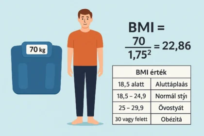 Testtömeg index kiszámítása képlettel