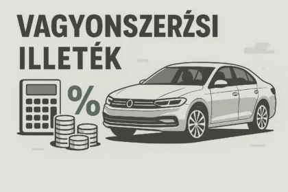 Tudd meg, mennyi a vagyonszerzési illeték gépjármű vásárlásakor!