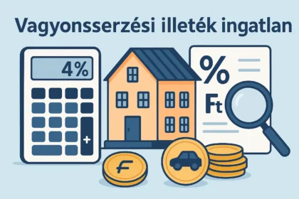 Mennyi a vagyonszerzési illeték ingatlan vásárlásakor? Mutatjuk!