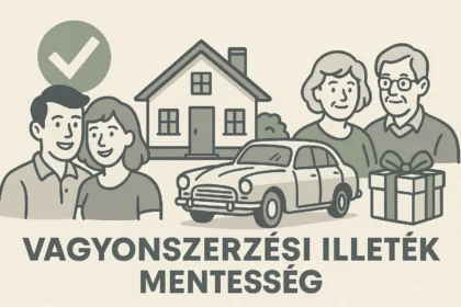 Mikor jár vagyonszerzési illeték mentesség? Mutatjuk!