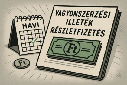 Tudd meg, hogyan kérhető a vagyonszerzési illeték részletfizetés!